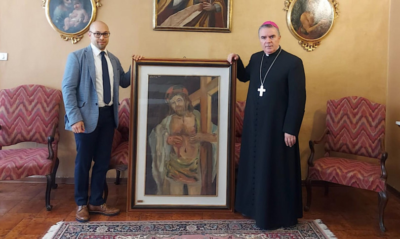 Un'opera della Collezione Servato donata alla Diocesi casalese